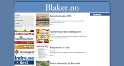 Desktop Screenshot of blaker.no