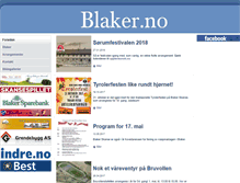 Tablet Screenshot of blaker.no